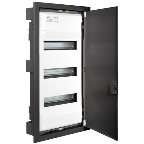Coffret modulaire encastré métal 3 rangées - Solera