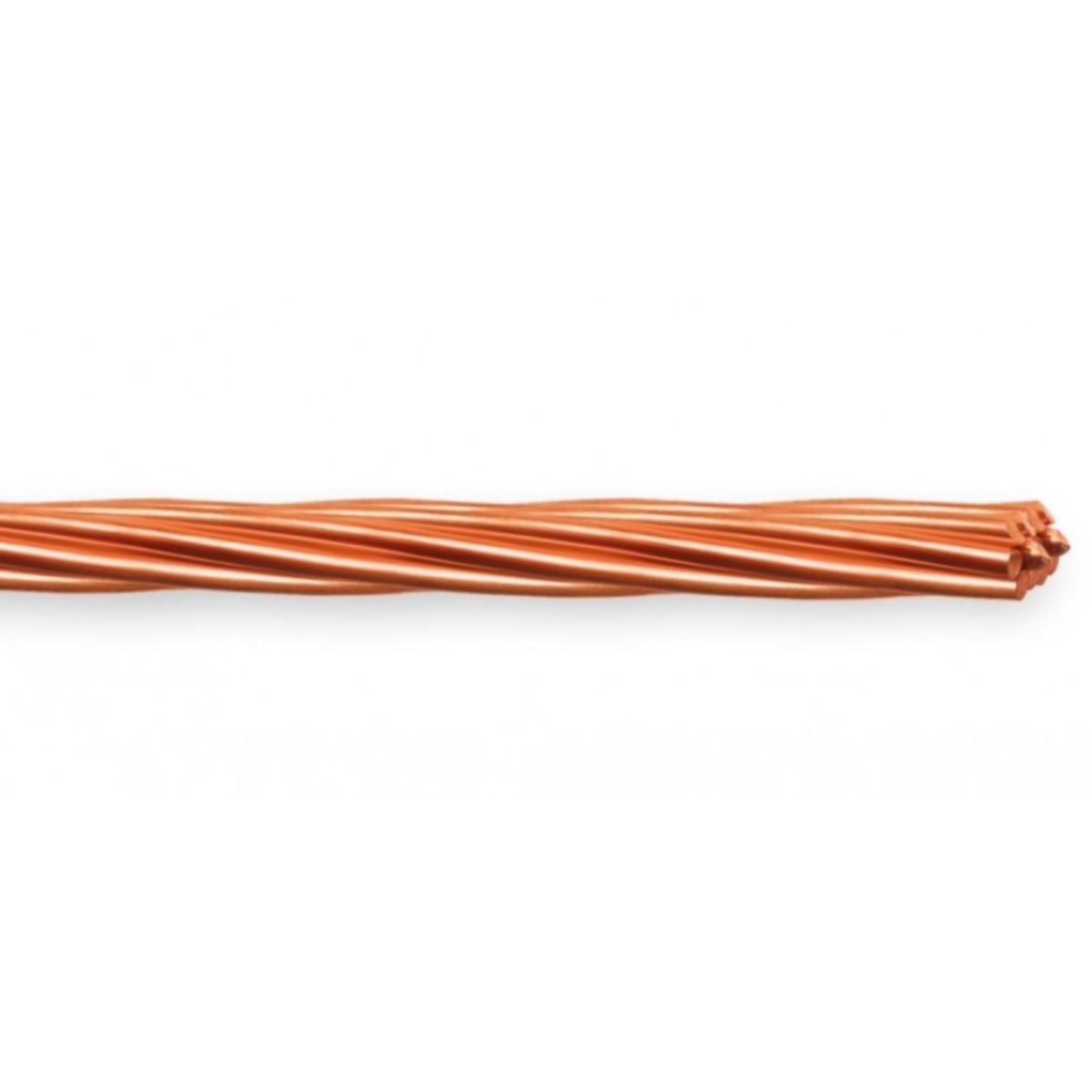 Tresse de cuivre nue haute conductivité 25 mm² / 25 m - Zenitech