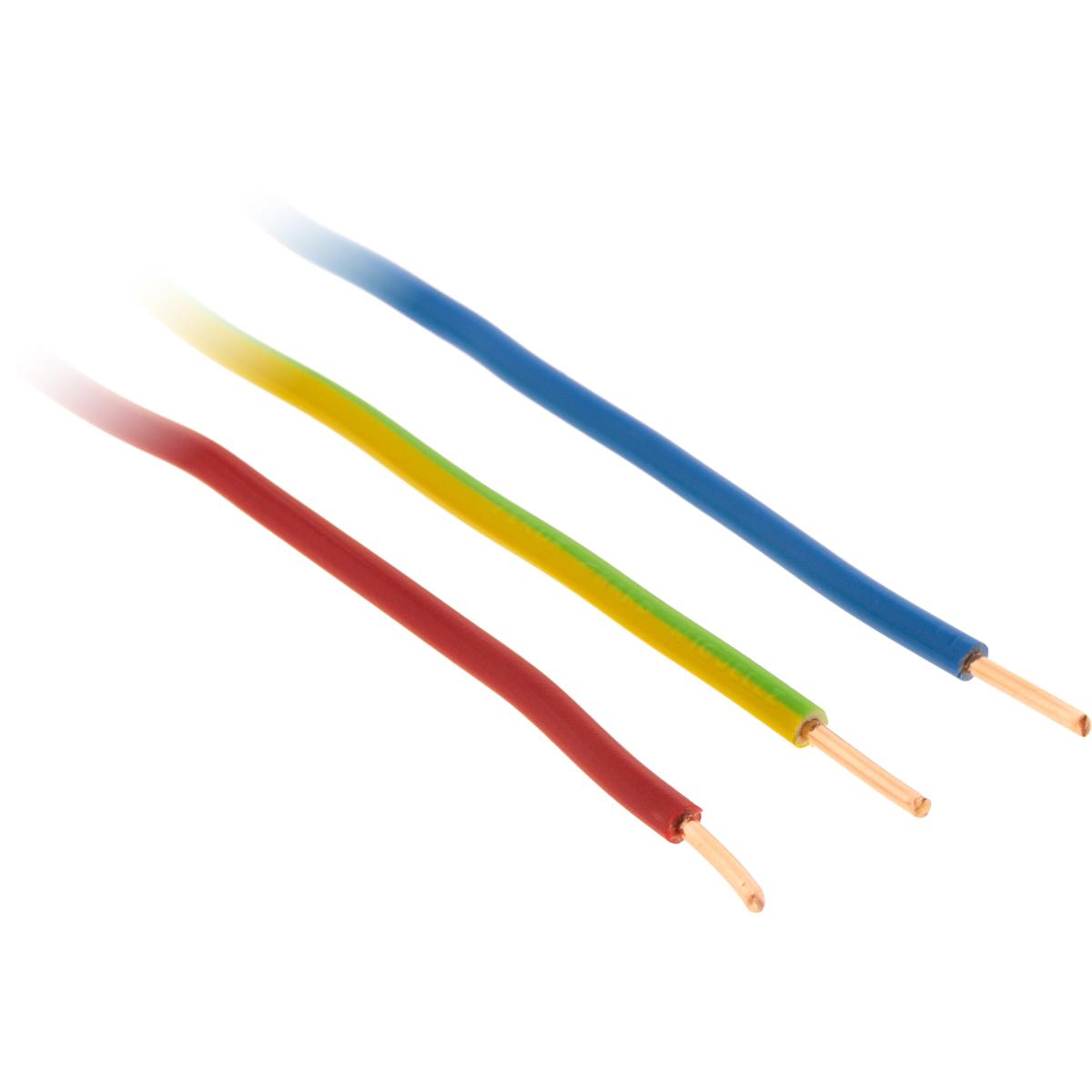 Fil électrique HO7V-U 3x1,5mm² - Zenitech