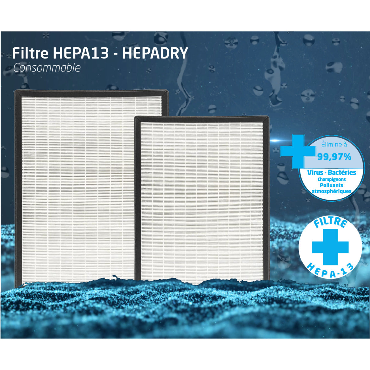 Cartouche filtre HEPA13 déshumidificateur BRI629037 - Britec