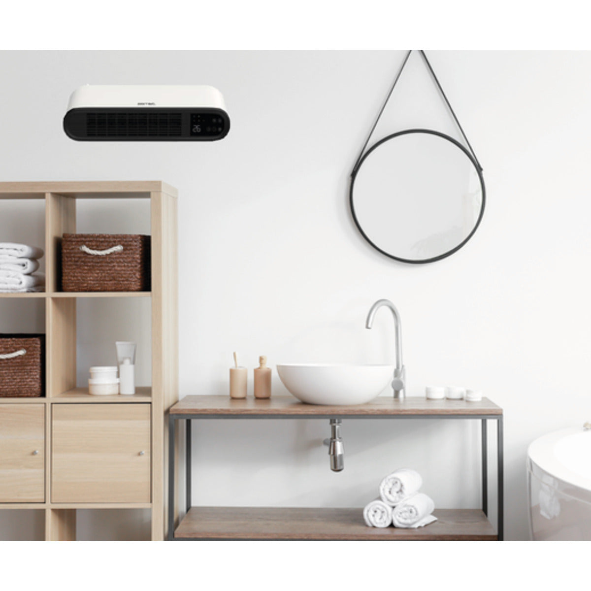 Chauffage mural électrique programmable 1000/2000W - Britec