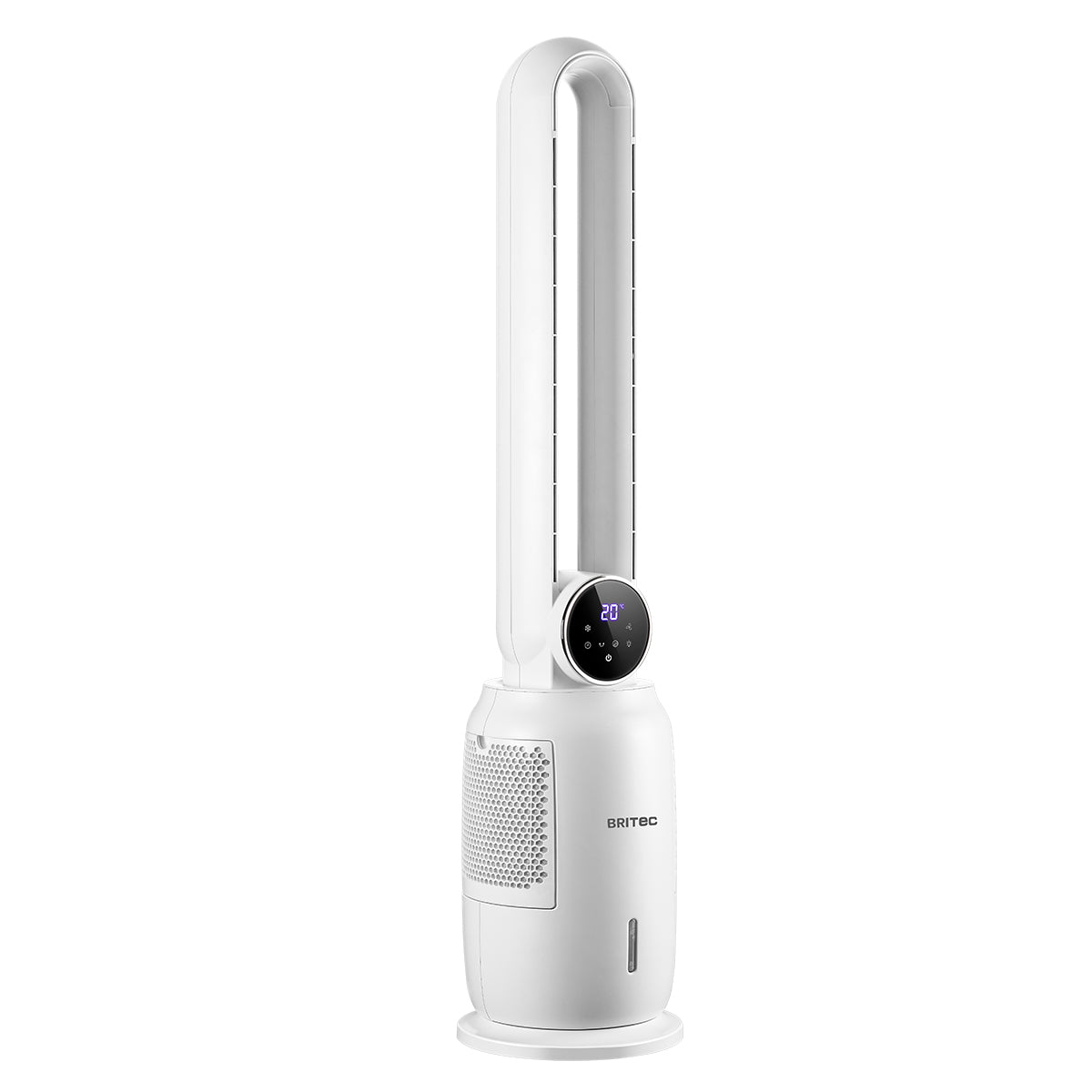 Rafraichisseur colonne 800m³/h 25dB sans pale - Blanc - Britec