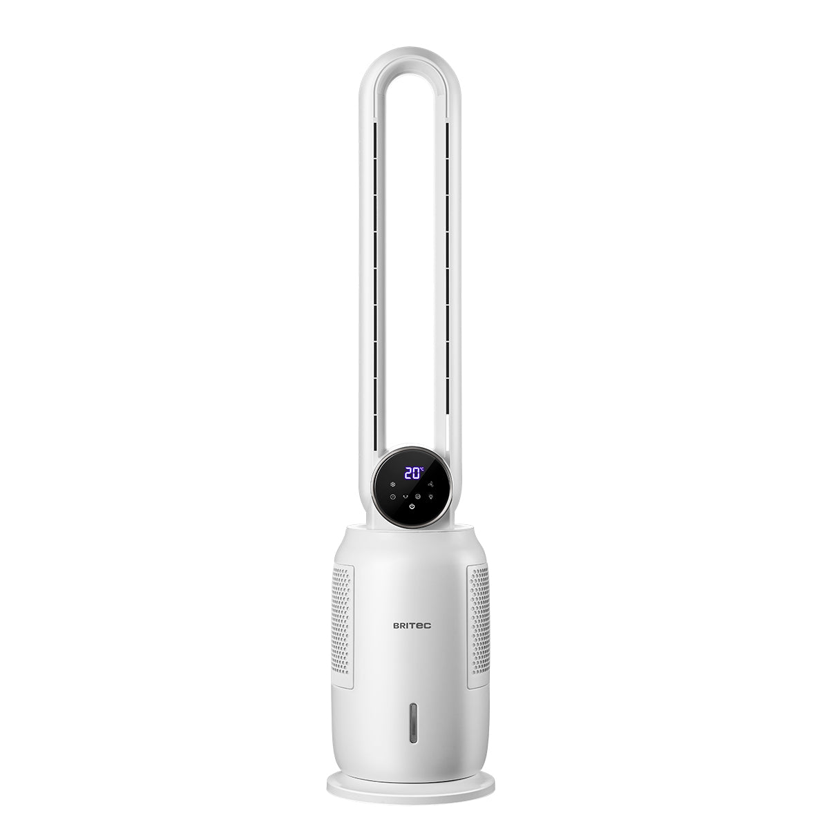 Rafraichisseur colonne 800m³/h 25dB sans pale - Blanc - Britec