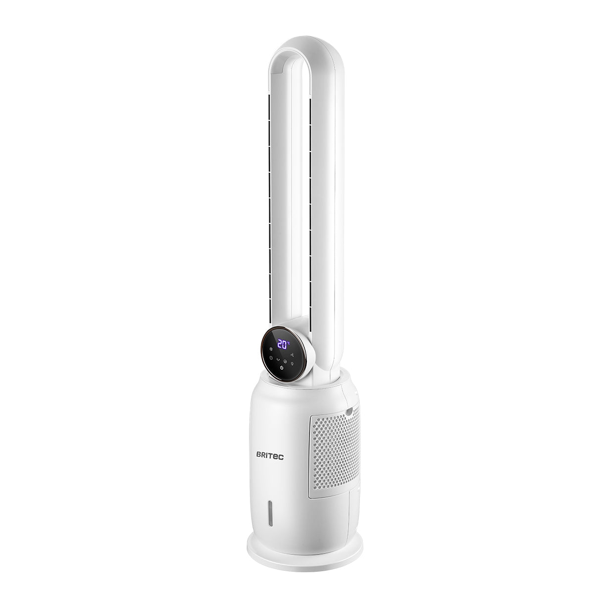 Rafraichisseur colonne 800m³/h 25dB sans pale - Blanc - Britec