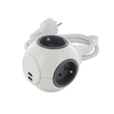 Multiprise PowerBall Extended 4x16A - USB - Chacon